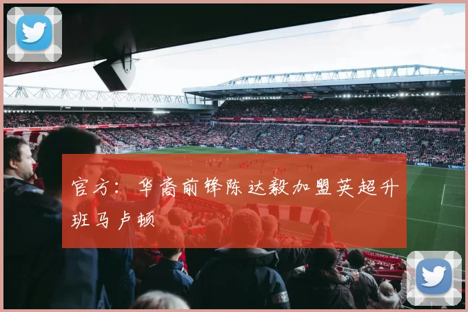 官方：华裔前锋陈达毅加盟英超升班马卢顿