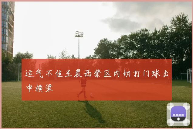 运气不佳王晨西禁区内切打门球击中横梁